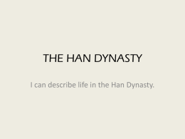 THE HAN DYNASTY
