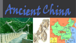 6-1.3 Ancient China Notes