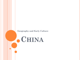 1 - China Geography and Culturex