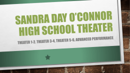 Sandra Day O*Connor High School Theater