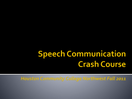 The Communication Process - HCC Learning Web