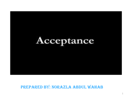 (2) Contract-Acceptance