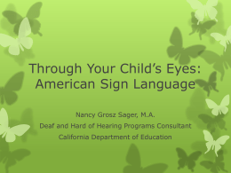 Importance of American Sign Language for Young Children