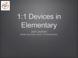 1:1 Devices in Elementary