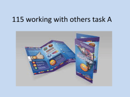 115 working with others task A