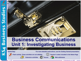 8 - Business Communications