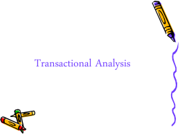 Transactional Analysisfin1
