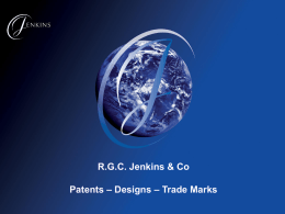 please click here - R. G. C. Jenkins & Co.