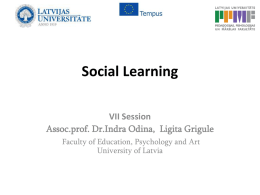 Social learning - E