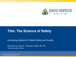 Science of Safety - K-HEN