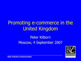 Promoting e-commerce in the United Kingdom