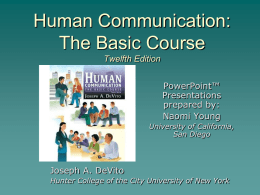 Human Communication - srsiwok | Passionate about learning