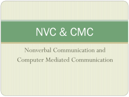 NVC & CMC Vs. FtF