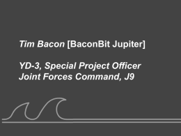 JFCOM Command Briefing 21 Apr 08