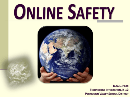 Internet Safety - A Guide for Teachers and Parents