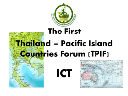ICT - Department of American and South Pacific Affairs