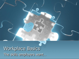 Workplace Basics - Ohio SHRM State Council