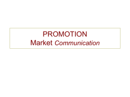 PROMOTION Market Communication