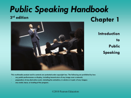 Public Speaking: An Audience-Centered Approach – 7th edition