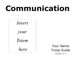 Communication - Presentation