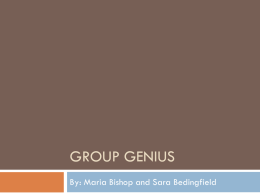 Group Genius - Tennessee Technological University