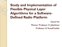 Study and Implementation of Flexible Physical Layer