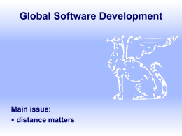 20. Global Software Development