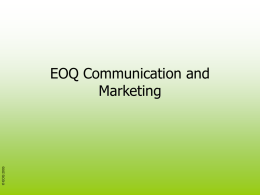 EOQ Membership policy ed3
