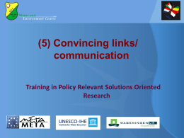 Convincing Links and Communication