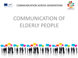 Communication of elderly people (Czech / ppt)