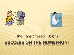 Success on the Homefront Power Point