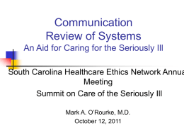 Presentation - South Carolina Medical Association