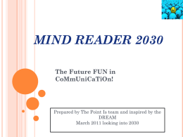 Mind Reader 2030 - Challenge:Future
