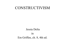 constructivism - University of Maine System