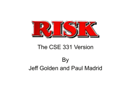 Risk: The World Conquest Game.