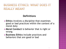 ITS_11_Business Ethics and Multicultural Communication