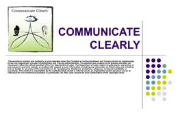 8-Communicate Clearly-PP