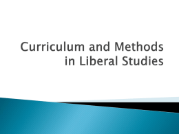 Liberal Study Aims