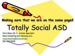 Totally Social ASD Presentaiton 2.11