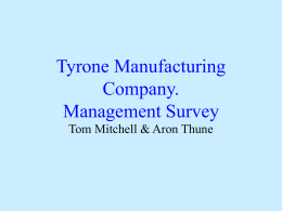 Tyrone Org Results