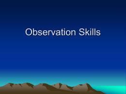 Observation Skills - Seattle Central College