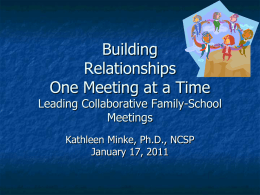 Building Relationships Family Session