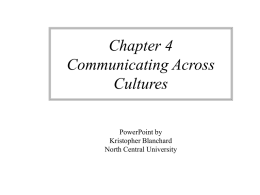 Comparative Management Focus: Communicating with Arabs