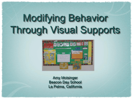 Modyifing Behavior Through Visual Supports updated