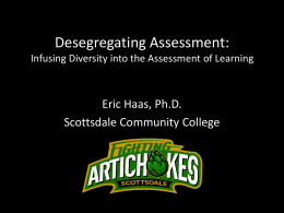 Desegregating Assessment: Infusing Diversity into the Assessment