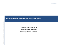 What Is an “Elevator Pitch”? - My Business School Community
