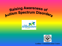 Presentation Autistic Spectrum Disorders
