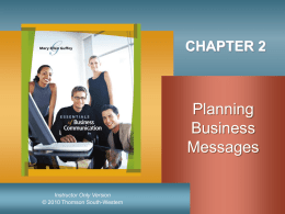 Mary Ellen Guffey, Essentials of Business Communication