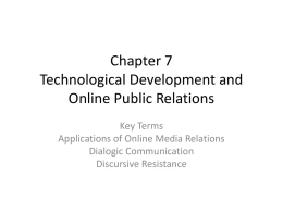Chapter 7 Technological Development and Online Public