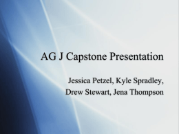 AG J Capstone Presentation